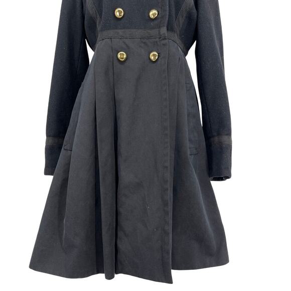 Marc by Marc Jacobs Runway Gemini Melton Coat Faux Fur Collar Double Breasted XS - Picture 7 of 15